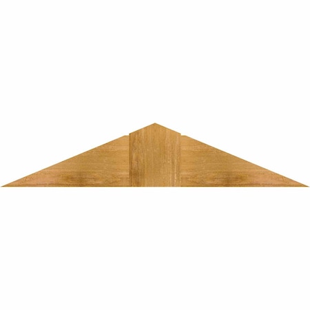 Ekena Millwork Portland Rough Sawn Timber Gable Bracket, Western Red Cedar, 36"W x 7"H x 2"D x 6"F, 5/12 Pitch GBW036X07X0206POR00RWR